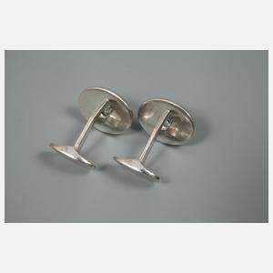 Wempe, Paar Manschettenknöpfe mit Diamanten