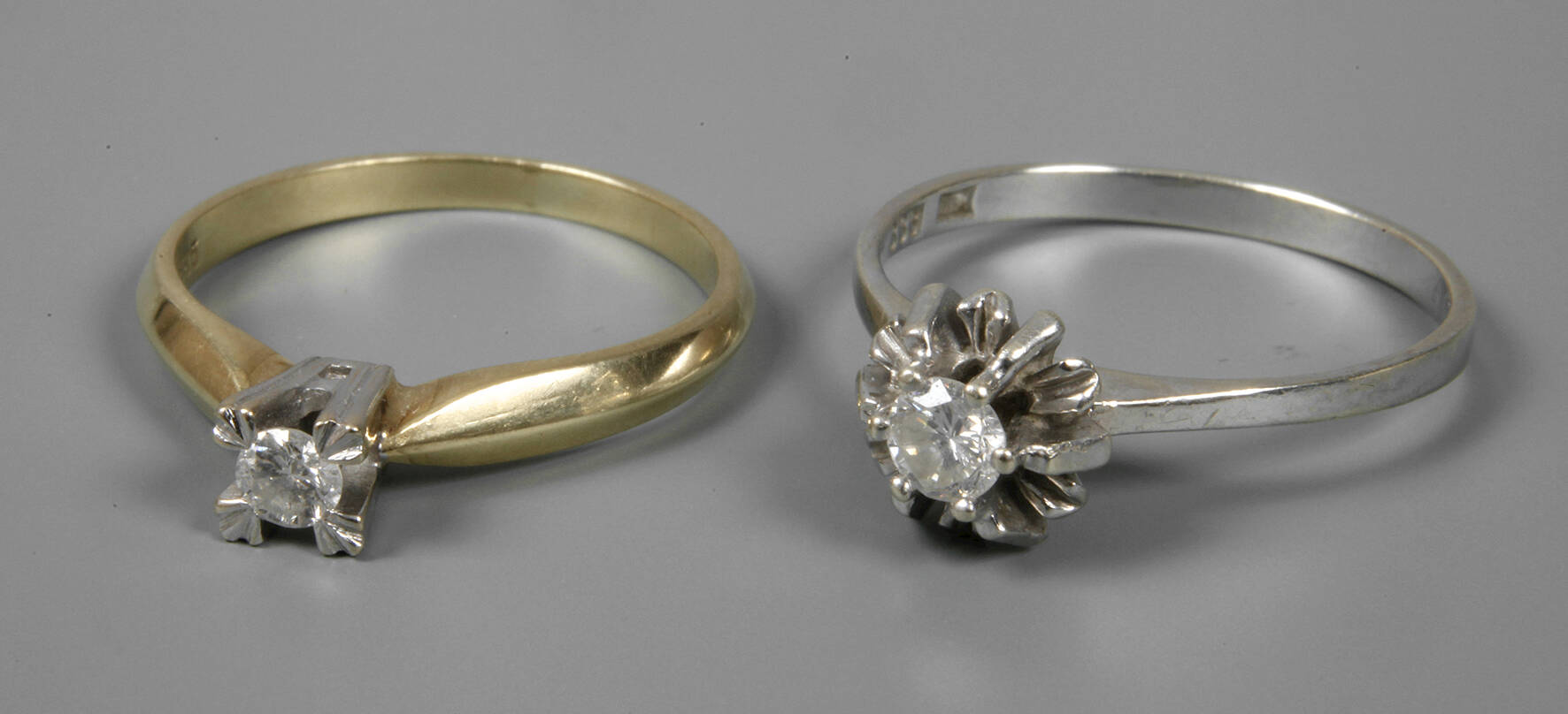Zwei Diamantringe