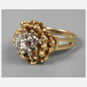 Damenring mit einem Brillanten