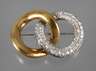 Brosche mit Diamanten
