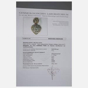 Historischer Herzanhänger