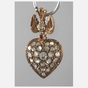 Historischer Herzanhänger