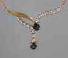 Collier mit Saphiren