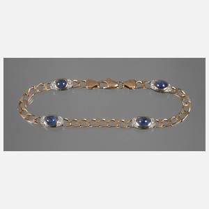 Armband mit Saphiren