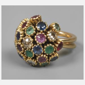 Cocktail-Ring Multicolor
