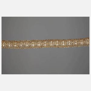 Schlauchkette mit Perlen