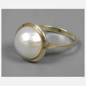 Damering mit Mabéperle