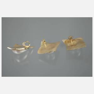 Schmuckset mit Perlentropfen