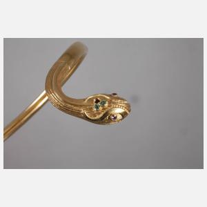 Halsreif als Schlange