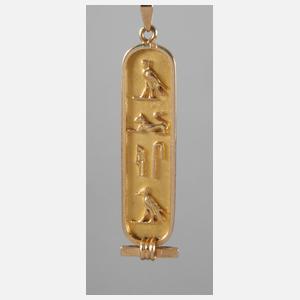 Ägyptischer Goldanhänger