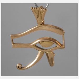 Goldanhänger "Auge des Horus"