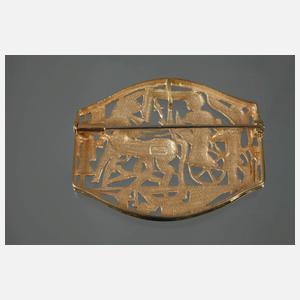 Ägyptische Goldbrosche