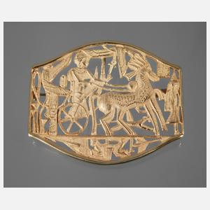 Ägyptische Goldbrosche