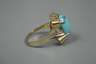 Damenring mit Türkis