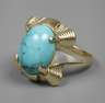 Damenring mit Türkis