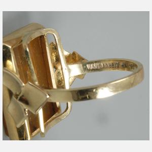 Damenring mit Dentritenquarz