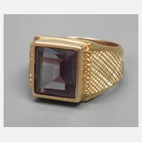 Herrenring mit Amethyst111