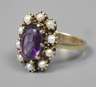 Damenring mit Amethyst