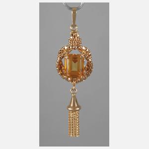 Anhänger mit Citrin