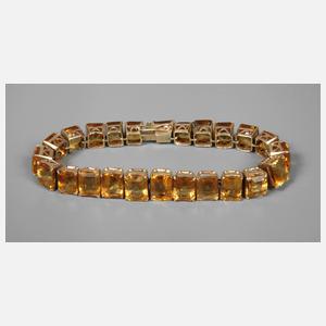 Armband mit Citrinbesatz
