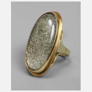 Damenring mit Steinbesatz