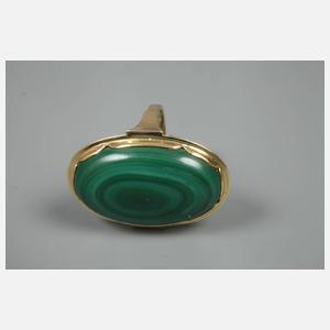 Damenring mit Malachit