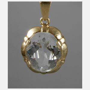 Anhänger mit Aquamarin