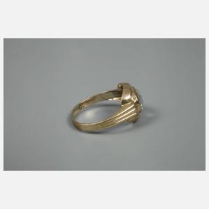 Damenring mit Blautopas