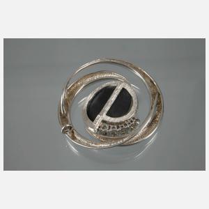 Anhänger mit Onyx und Brillanten