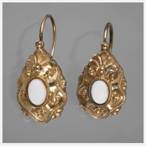 Paar Biedermeieranhänger