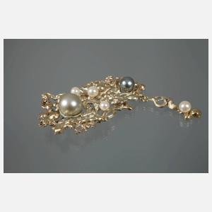 Ungewöhnlicher Designanhänger mit Perlen