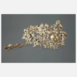 Ungewöhnlicher Designanhänger mit Perlen