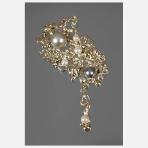 Ungewöhnlicher Designanhänger mit Perlen