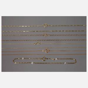 Konvolut Goldschmuck