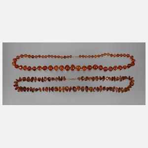 Zwei Bernsteinketten