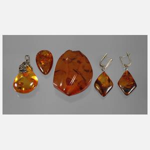 Konvolut Bernsteinschmuck