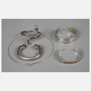 Konvolut Silberschmuck