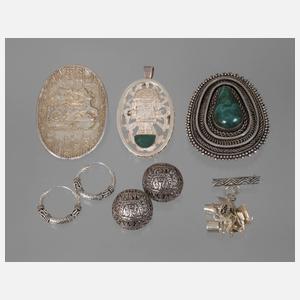 Konvolut Silberschmuck