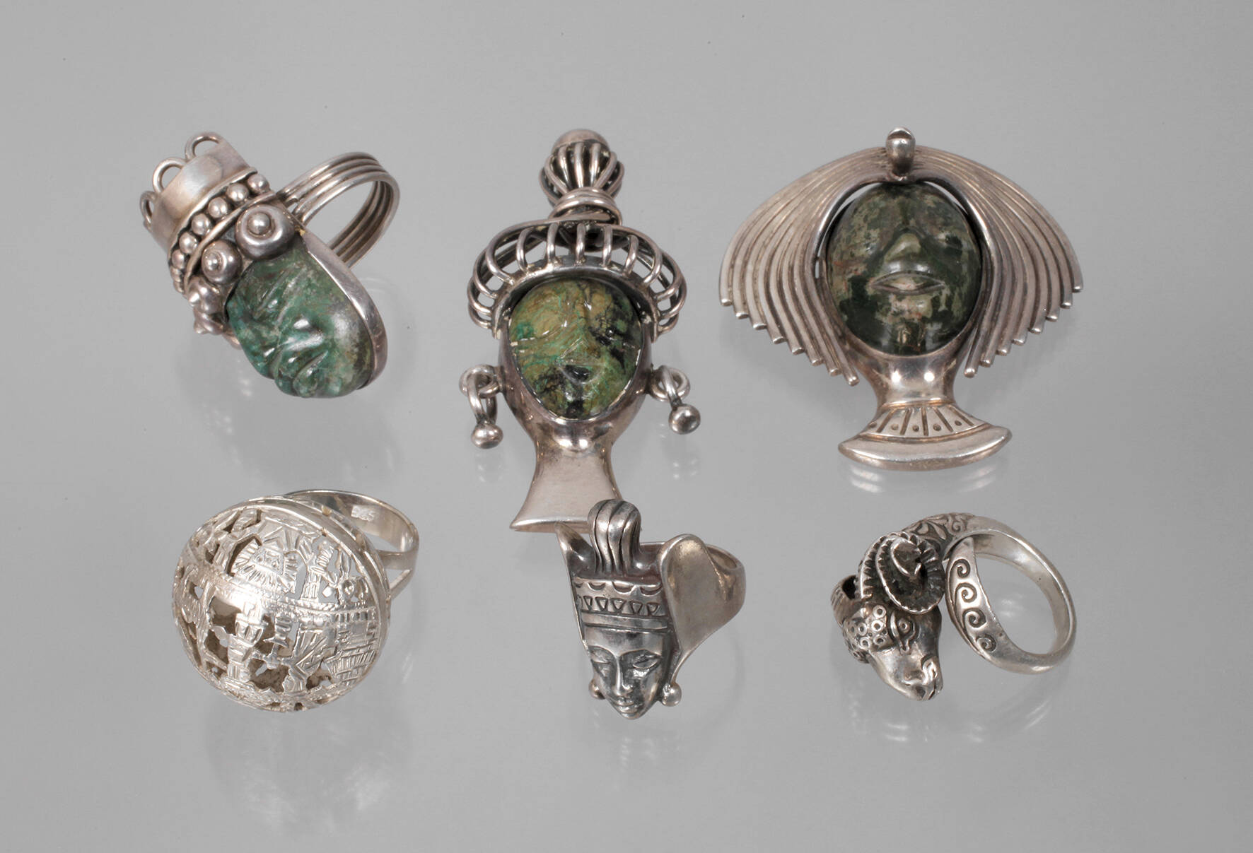 Konvolut Silberschmuck