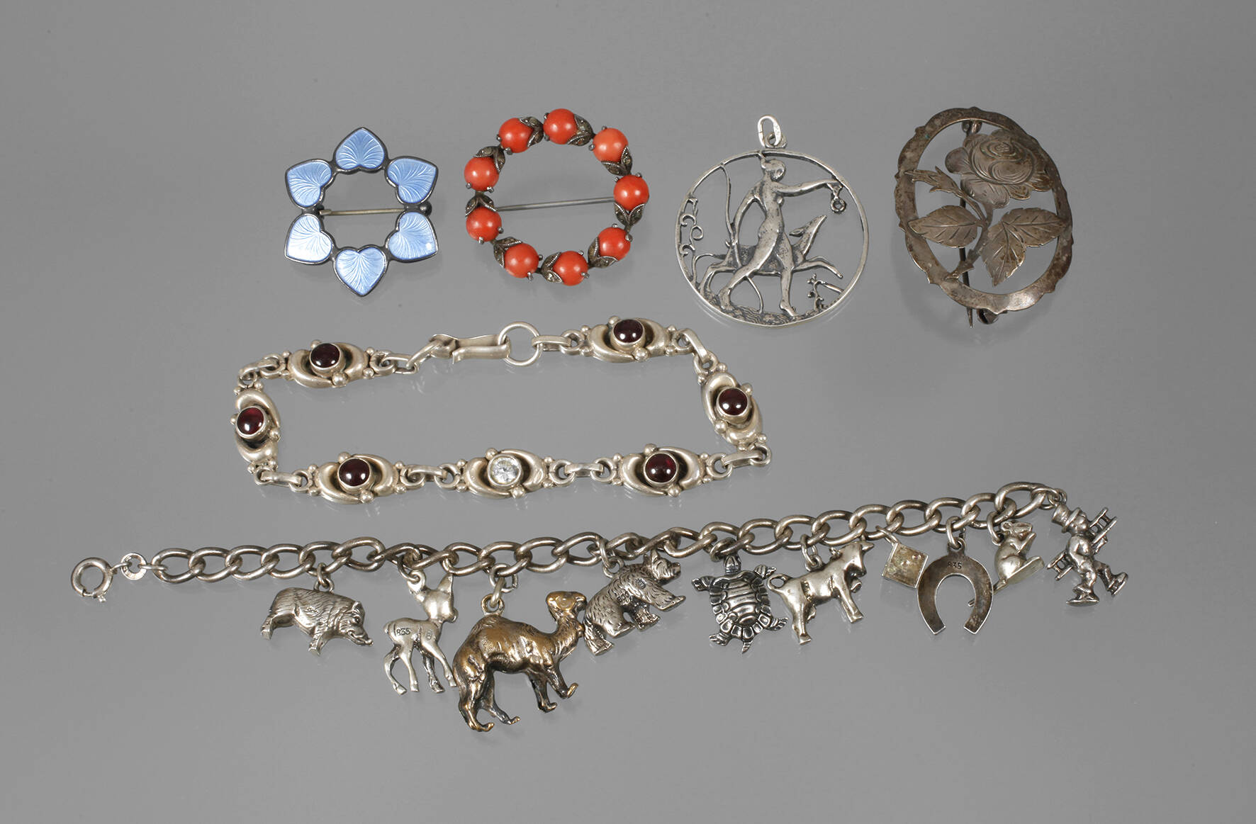 Konvolut Silberschmuck