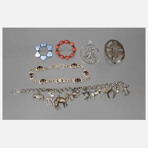 Konvolut Silberschmuck