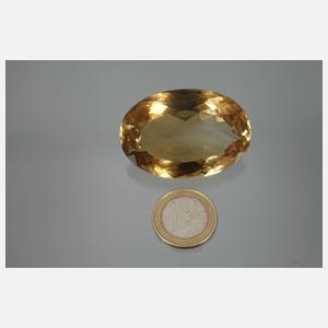 Facettierter Citrin von 187 ct