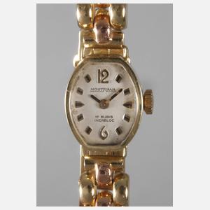 Nostrana Damenarmbanduhr Gold