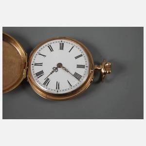 Damenhängeuhr in Gold