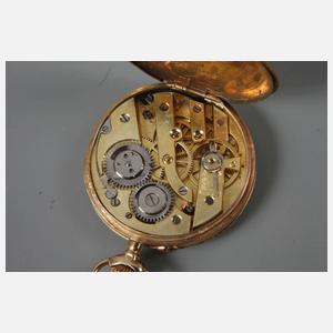 Damenhängeuhr in Gold