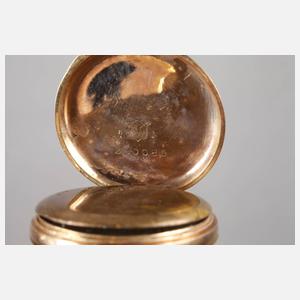 Damenhängeuhr in Gold