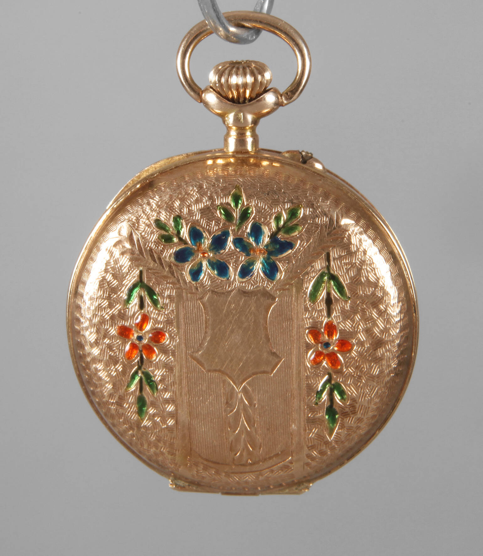 Damenhängeuhr in Gold