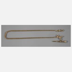 Feine Taschenuhrenkette