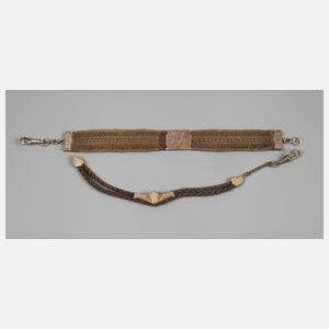 Zwei Echthaar-Uhrenketten