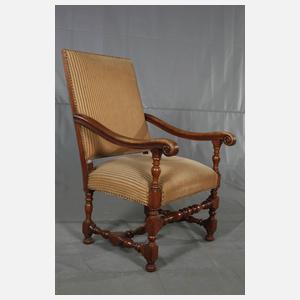 Paar barocke Armlehnsessel